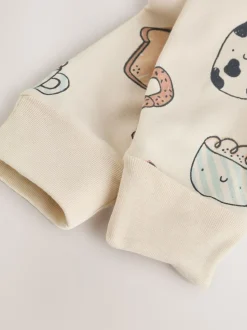 Club du petit-déjeuner écru - 2.5 TOG Combinaison de nuit matelassée Bébé