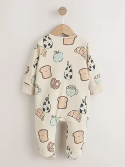 Club du petit-déjeuner écru - 2.5 TOG Combinaison de nuit matelassée Bébé