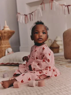 Coeur rose - Ensemble haut et Leggings 2 Pieces (0mois-2ans)