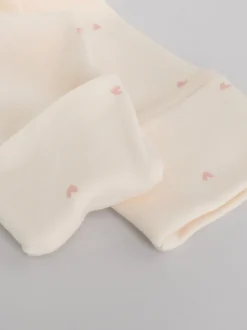 Coeur rose - Lot de 3 dors-bien bébé à fermeture éclair bidirectionnelle (0-2ans)