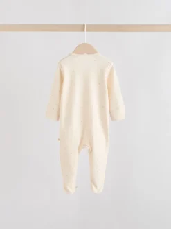 Coeur rose - Lot de 3 dors-bien bébé à fermeture éclair bidirectionnelle (0-2ans)