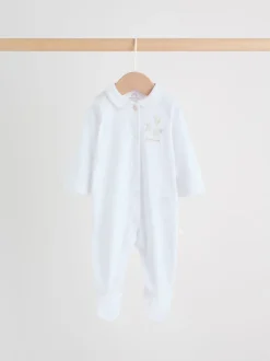 Col blanc - Combinaisons de nuit pour bébé 3 Pack (0-2ans)