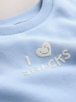 Collants bleus que j’aime - Sweat imprimé All-over Col rond (3mois -7ans)