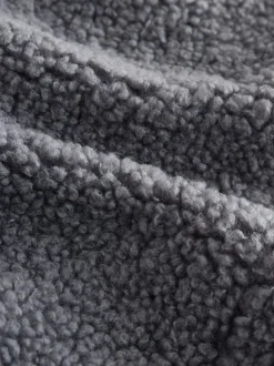 Color block anthracite/bleu/fauve - Borg Polaire Shacket (3mths-7yrs)