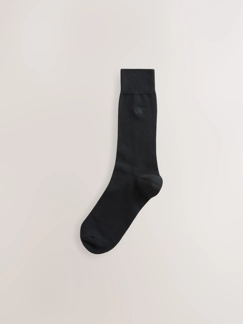 Coloris neutre chiné - Lot de 5 - Chaussettes fraîches brodées durables