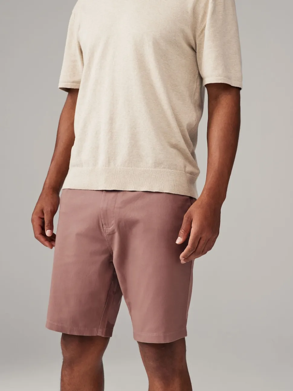 Coloris pastel - Ajustement droit - Short chino extensible 4 Pack