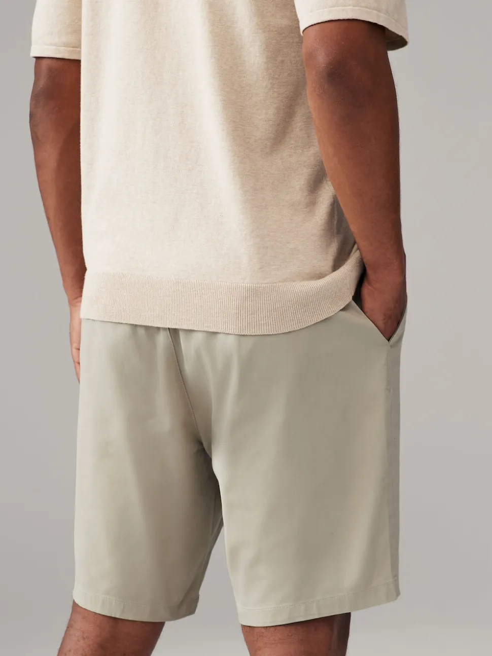 Coloris pastel - Ajustement droit - Short chino extensible 4 Pack