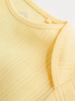 Coloris pastel - Lot de 5 bodies bébé à manches courtes