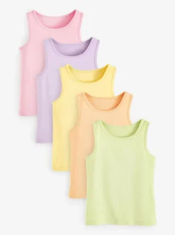 Coloris pastel - Lot de 5 débardeurs (1.5-16ans)