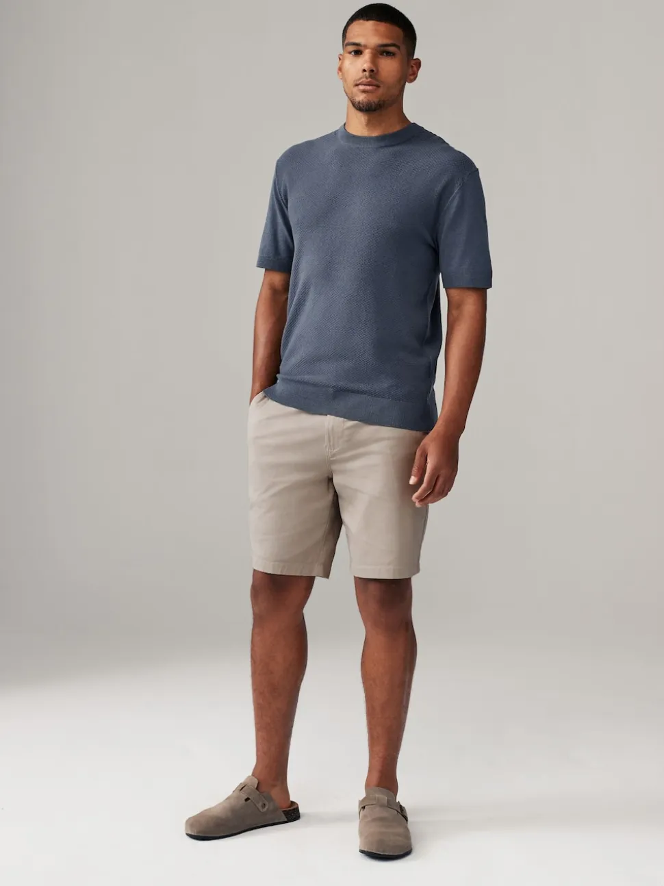 Coloris pastel - Slim Fit (Slim Fit) - Short chino extensible 4 Pack