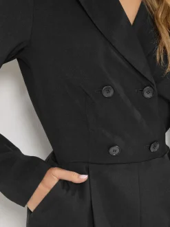 Combinaison Long Tall Sally à manches longues avec col