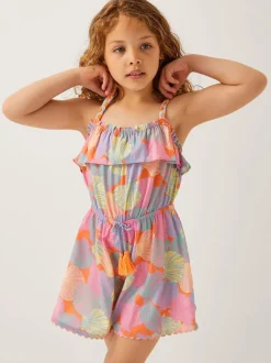 Combinaison Monsoon à bretelles imprimé coquillage