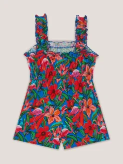 Combinaison Monsoon en jersey imprimé tropical