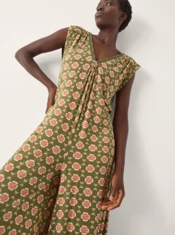 Combinaison Monsoon Maddie sans manches à imprimé fleuri