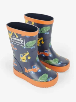 Construction bleu marine - Bottes de pluie JoJo Maman Bébé unies