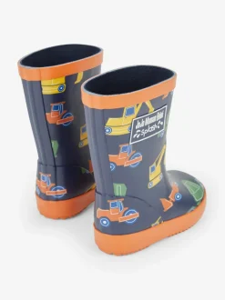 Construction bleu marine - Bottes de pluie JoJo Maman Bébé unies