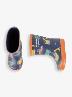 Construction bleu marine - Bottes de pluie JoJo Maman Bébé unies