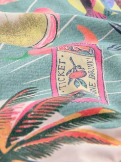 Conversation homard vert/rose - Bas de bikini Imprimé