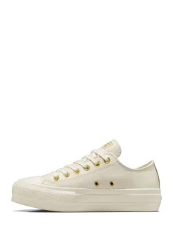 Converse Chuck Taylor All Star Lift Mono Leather Low Trainers