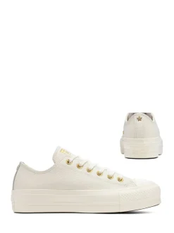 Converse Chuck Taylor All Star Lift Mono Leather Low Trainers