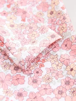 Corail Rose Ditsy Fleuri - Maillot de bain longue jambe Sunsafe (3mths-7yrs)