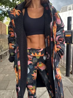 Corrazon bleu marine - Peignoir Never Fully Dressed avec doublure en imitation peau de mouton