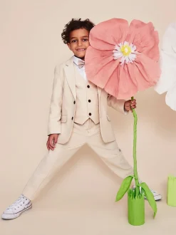 Costume Monsoon élégant en lin Blend 4 pièces