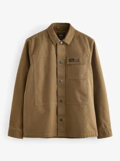 Couleur pierre naturelle - Canvas Shacket 100% Coton Surchemise