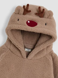 Couverture JoJo Maman Bébé douillette à capuche