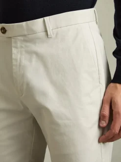 craie - Short chino casual Reiss Wicket coupe courte