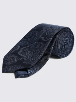 Cravate MOSS à motif paisley