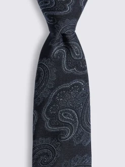 Cravate MOSS à motif paisley