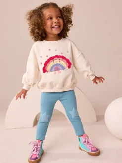 Cream Taco arc-en-ciel - Sweat à col ras du cou (3mths-7yrs)
