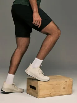 Crème - Baskets en maille