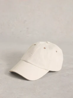 Crème - Casquette de baseball White Stuff 100% coton