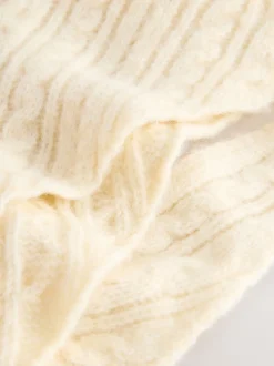 Crème - Écharpe triangle à nouer (3-16ans)