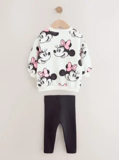 Crème - Disney Ensemble sweat et legging Minnie Mouse (3mois-7ans)