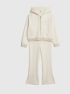 Crème - Ensemble River Island Premium Essentials zippé et évasé