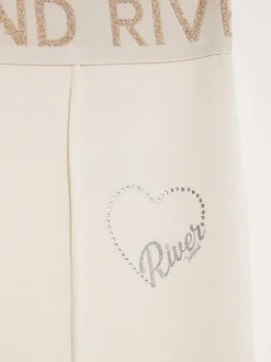 Crème - Ensemble River Island Premium Essentials zippé et évasé