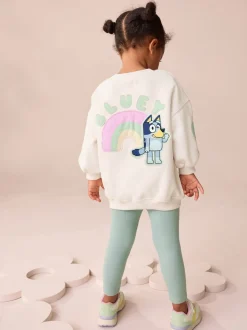 Crème - Ensemble Sweat-shirt et Leggings Bluey (12mois-7ans)