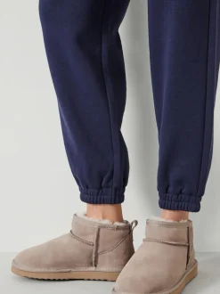 Crème - Hush Bottes en peau de mouton Ultra Mini