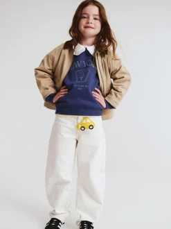 Crème - Jean Cotton On unisexe Barrel Leg