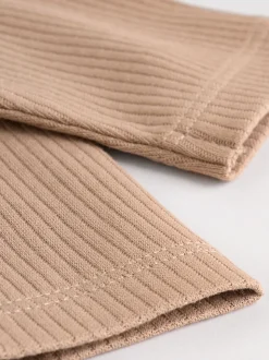 Crème - Lot de 5 bodys à manches longues pour bébé