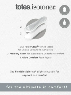 Crème - Mocassin Totes Isotoner en daim pour homme avec déperlant