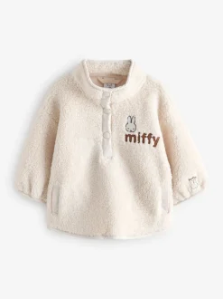 Crème - Polaire Miffy Half Popper (3mois-7ans)