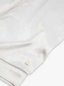 Crème - Pyjama de Noël The Little Tailor boutonné en satin pour enfant