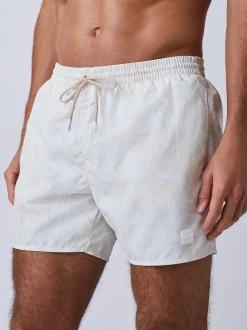 Crème - Short de bain BOSS Piranha imprimé