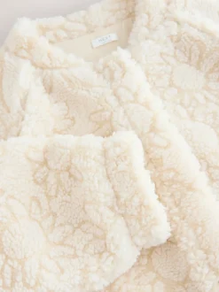 Crème - Veste Sunflower en peau de mouton (3-16ans)