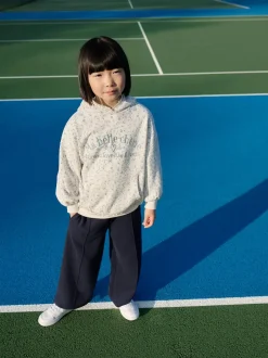 Crème Ditsy Fleur - Sweat à capuche (3-16 ans)