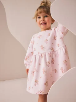 Crème fleuri - Robe de survêtement (3mths-7yrs)